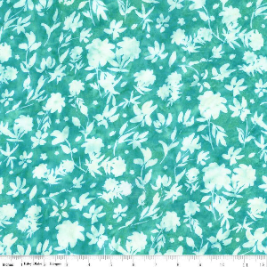 Batiks Flower Mix Sew Soft Rayon Coastal Cabana Fabric  BTR23468-674